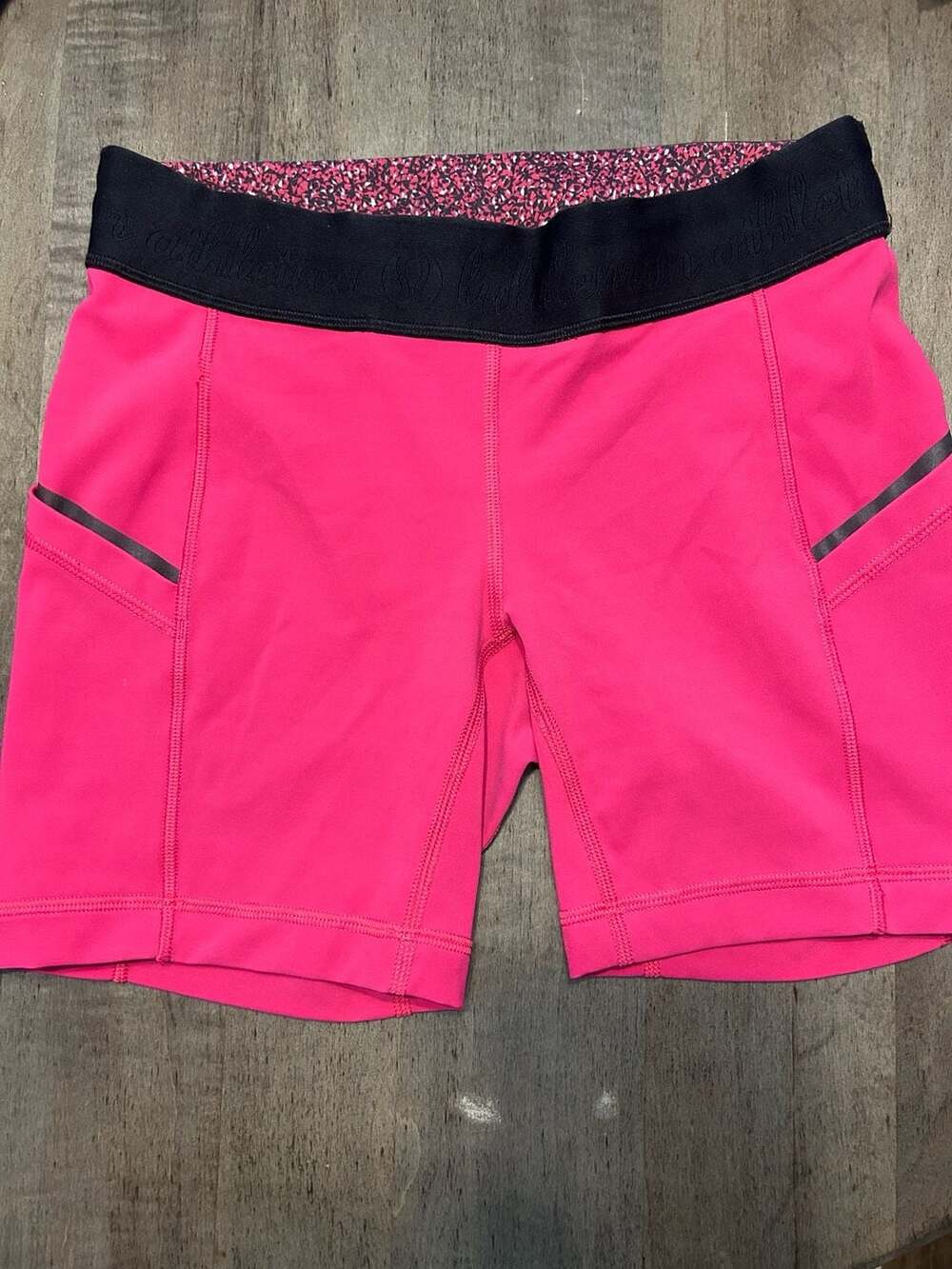 Lululemon Athletic Shorts Size 6 Pink Running Gym Workout